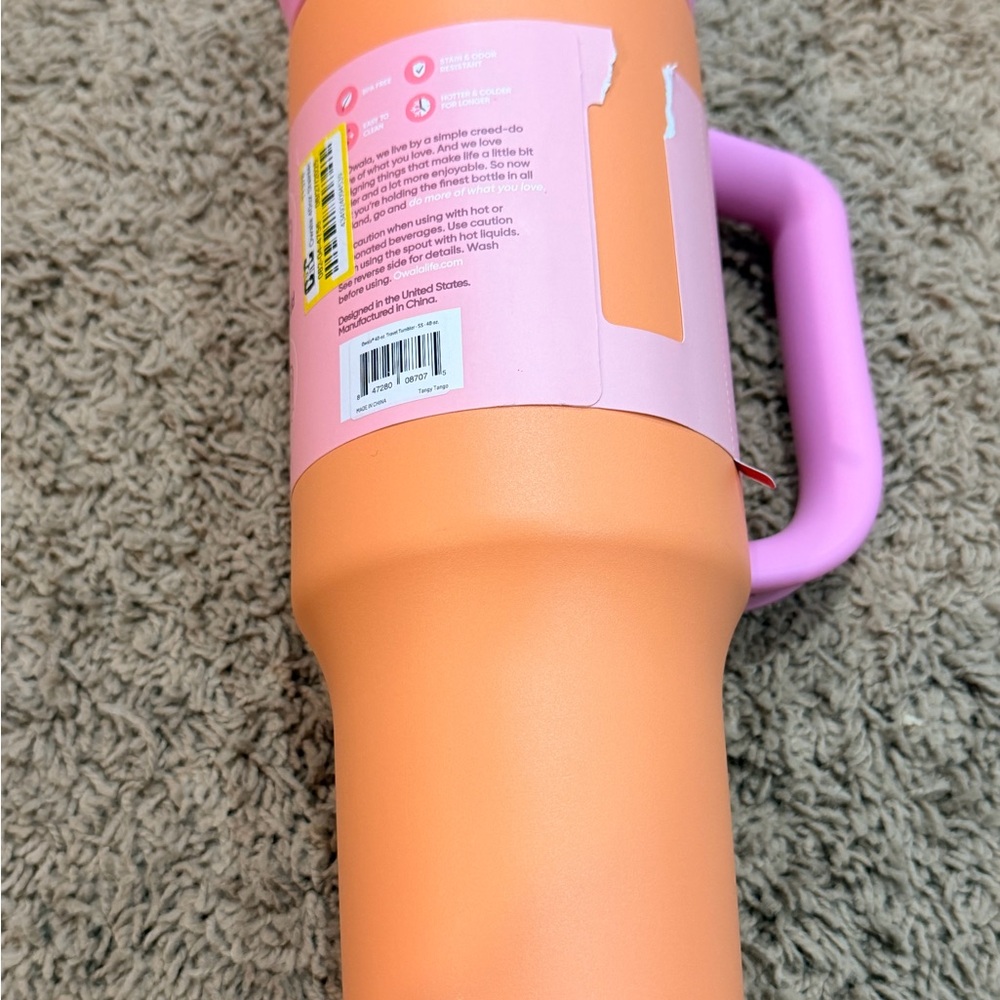 OWALA TANGY TANGO 40OZ TRAVEL TUMBLER WITH PINK LID - TANGY
TANGO - Picture 2 of 5